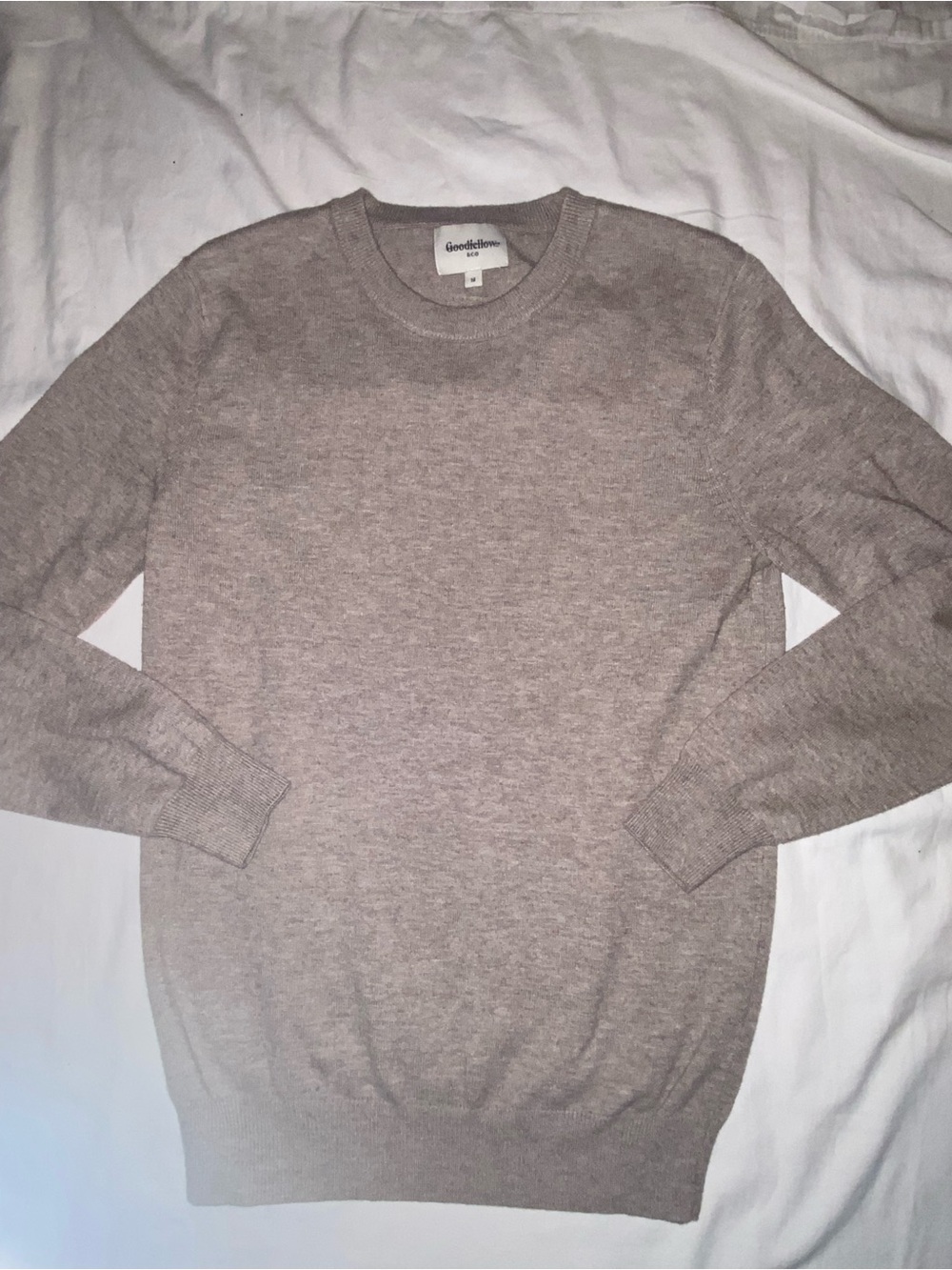 Goodfellow & Co Men's Crewneck Sweater - Light Taupe